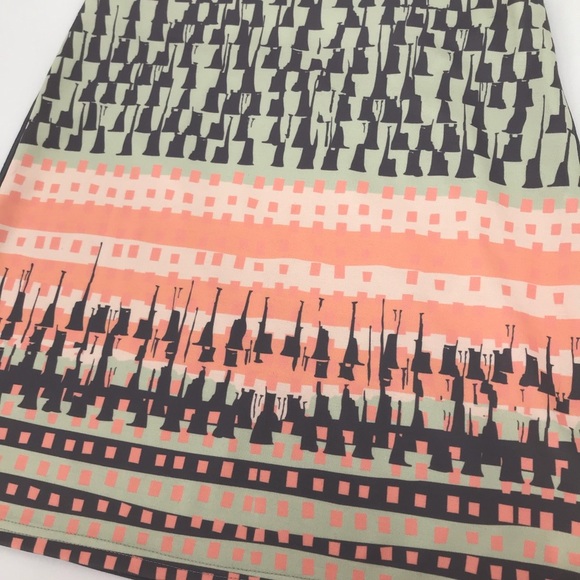 NWT Anthropologie Lavand Abstract Print Skirt - Picture 4 of 7